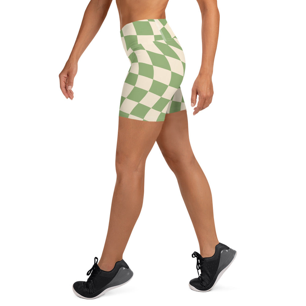 Wave Checkered Shorts