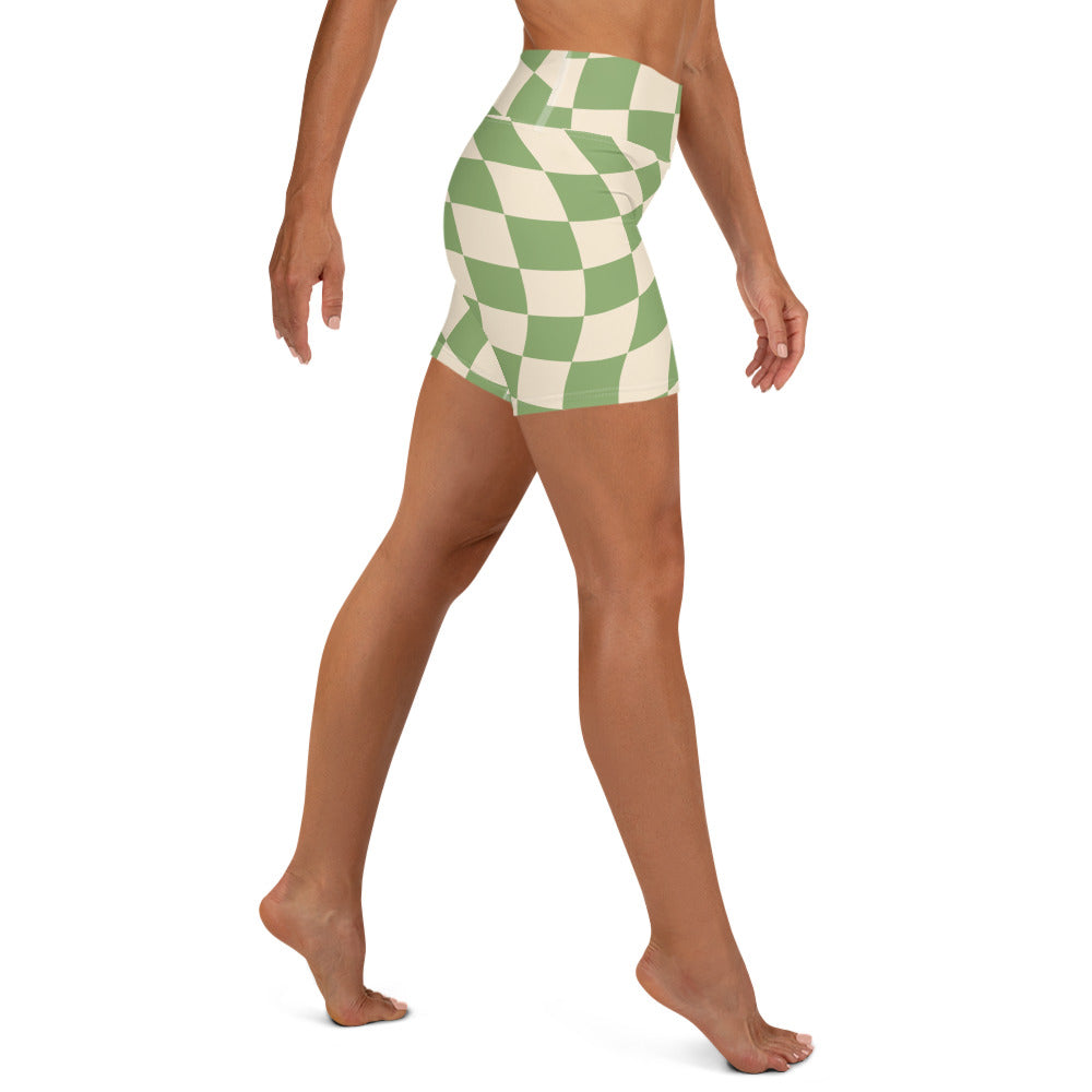 Wave Checkered Shorts